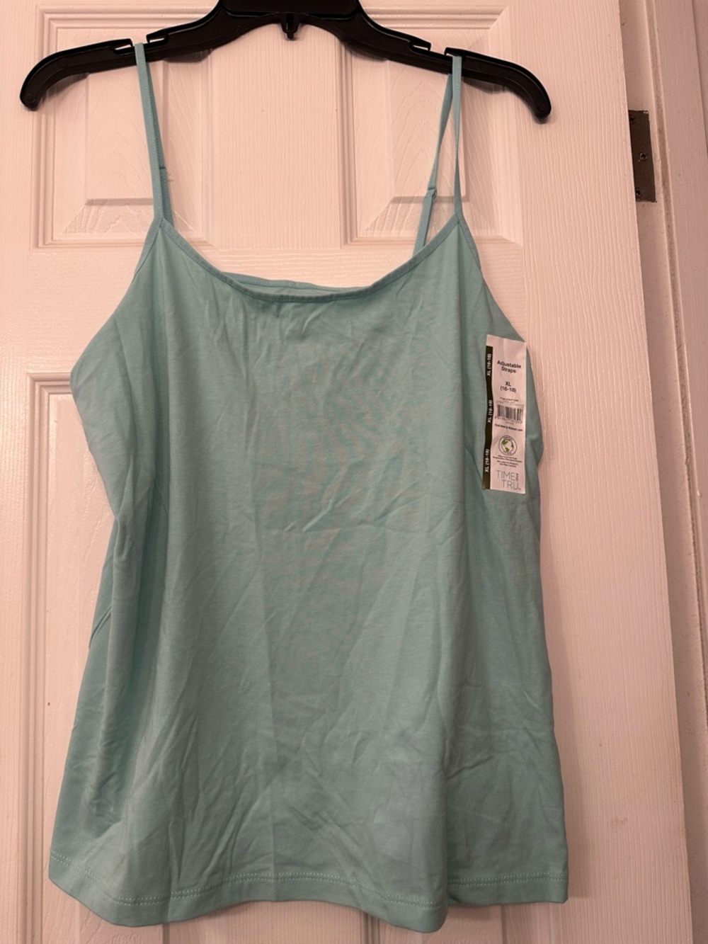 Time and Tru Light Aqua Camisole Tank Top
